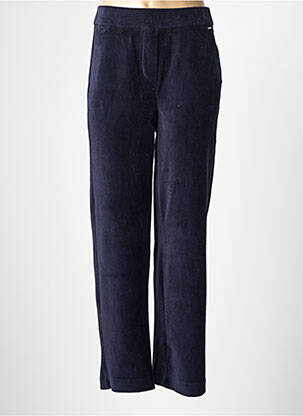 Pantalon droit stretch taille normale bleu CECIL femme