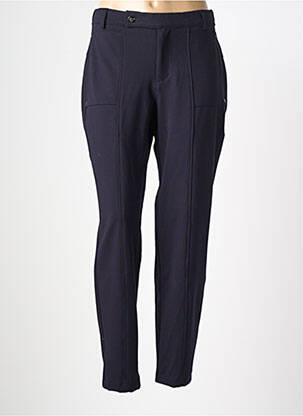 Pantalon slim stretch taille haute bleu STREET ONE femme