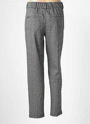 Pantalon chino fermeture zippée sous rabat boutonné taille normale gris STREET ONE femme