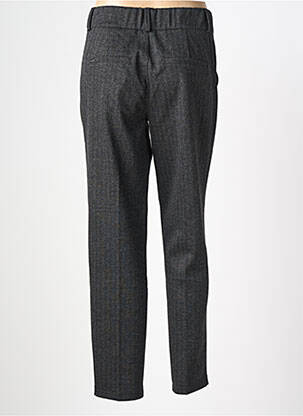 Pantalon chino fermeture zippée sous rabat boutonné taille normale gris STREET ONE femme