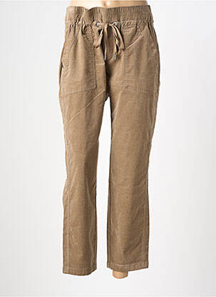Pantalon droit stretch taille normale marron STREET ONE femme