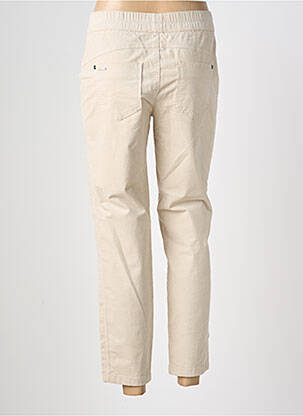 Pantalon droit stretch taille normale beige STREET ONE femme