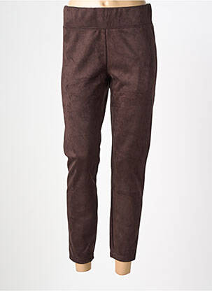 Pantalon 7/8 stretch taille normale marron CECIL femme