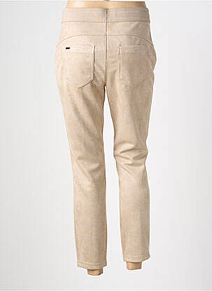 Pantalon 7/8 stretch taille normale beige STREET ONE femme