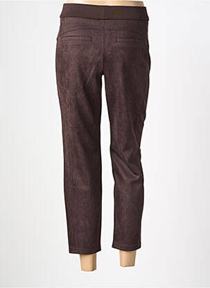 Pantalon 7/8 stretch taille normale marron STREET ONE femme