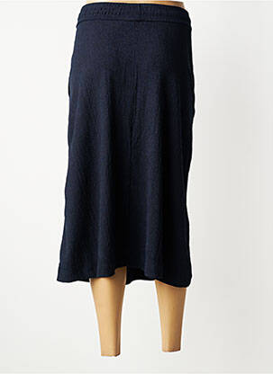 Jupe mi-longue stretch bleu CECIL femme