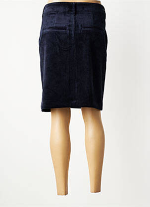 Jupe mi-longue stretch bleu CECIL femme