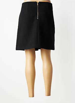Jupe courte taille à pinces noir C'EST BEAU LA VIE femme