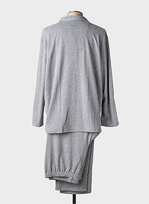 Pyjama coupe droite gris LOHE homme