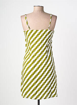 Robe mi-longue doublure fines bretelles vert COMPAÑIA FANTASTICA femme