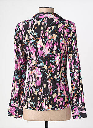 Chemisier coupe cintrée manches longues noir JDY femme