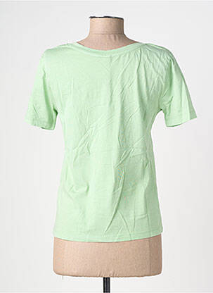 T-shirt col v manches courtes vert JDY femme