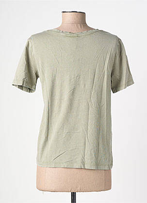 T-shirt col v manches courtes vert clair JDY femme