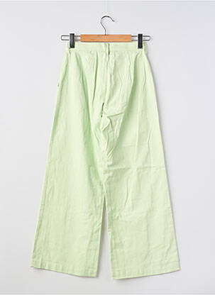 Pantalon large fermeture zippée sous rabat boutonné taille normale vert COMPAÑIA FANTASTICA femme