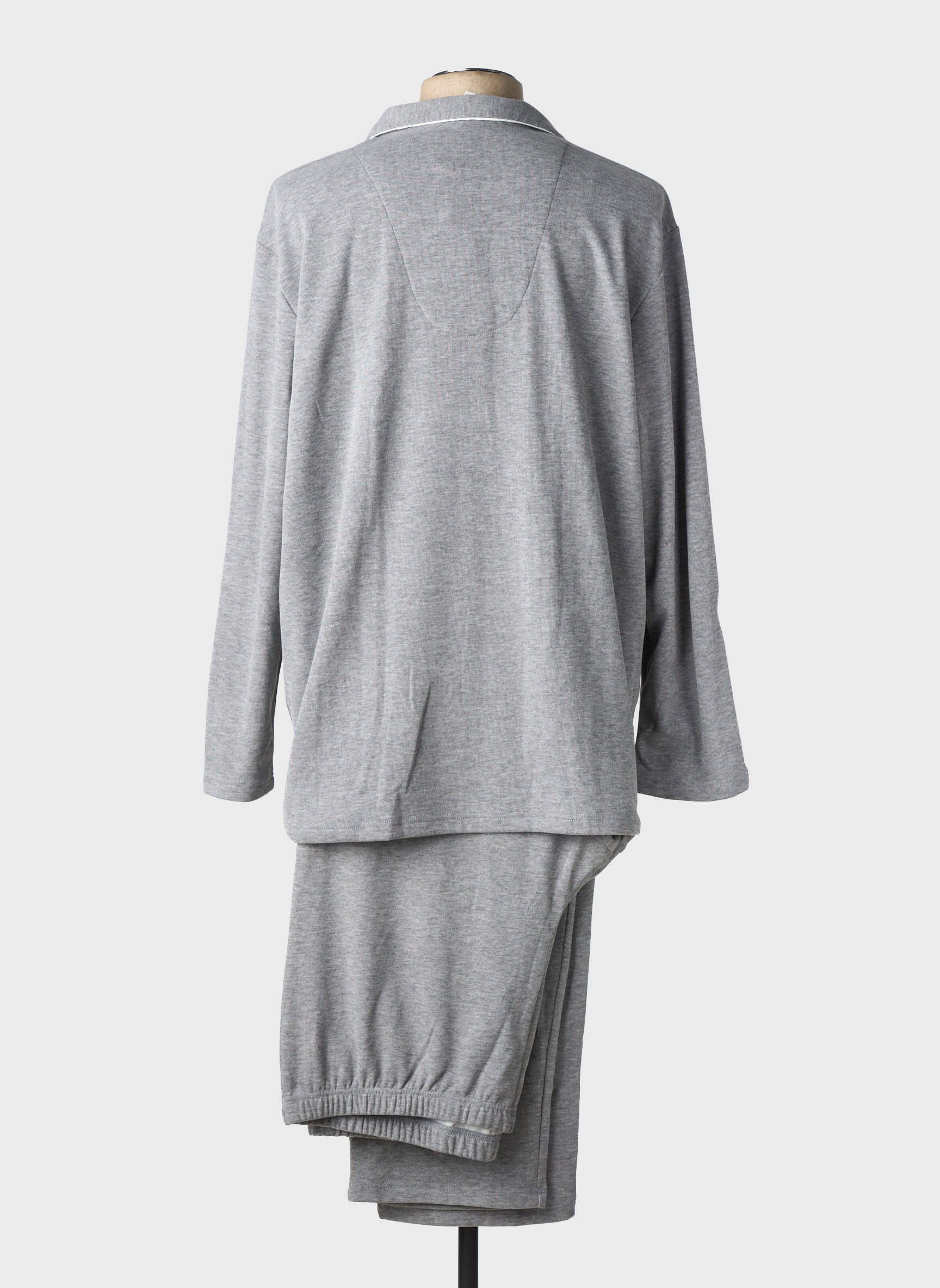 Pyjama coupe droite gris LOHE homme