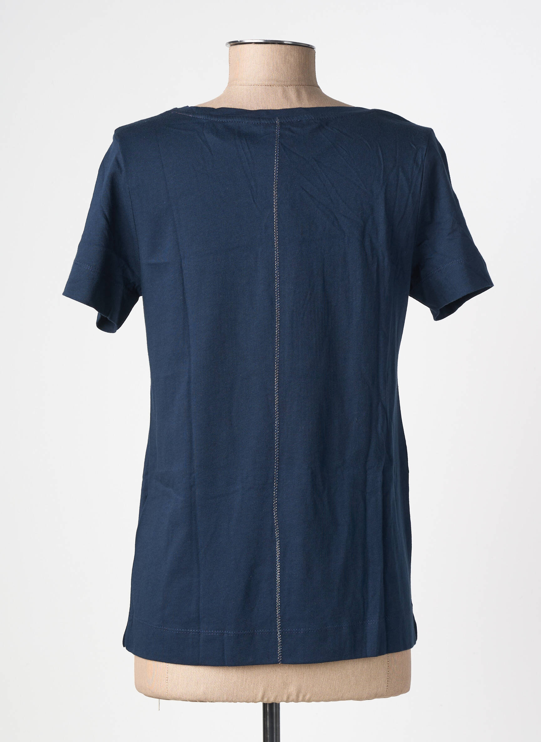 T-shirt sérigraphie floquée manches courtes bleu STREET ONE femme