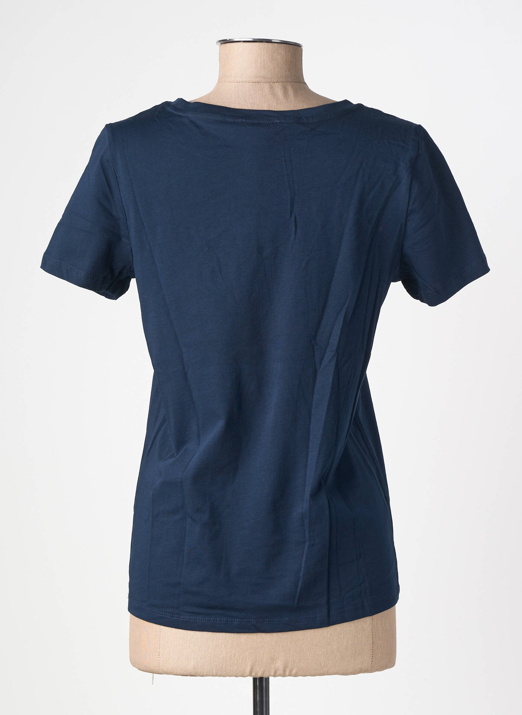 T-shirt sérigraphie floquée manches courtes bleu STREET ONE femme