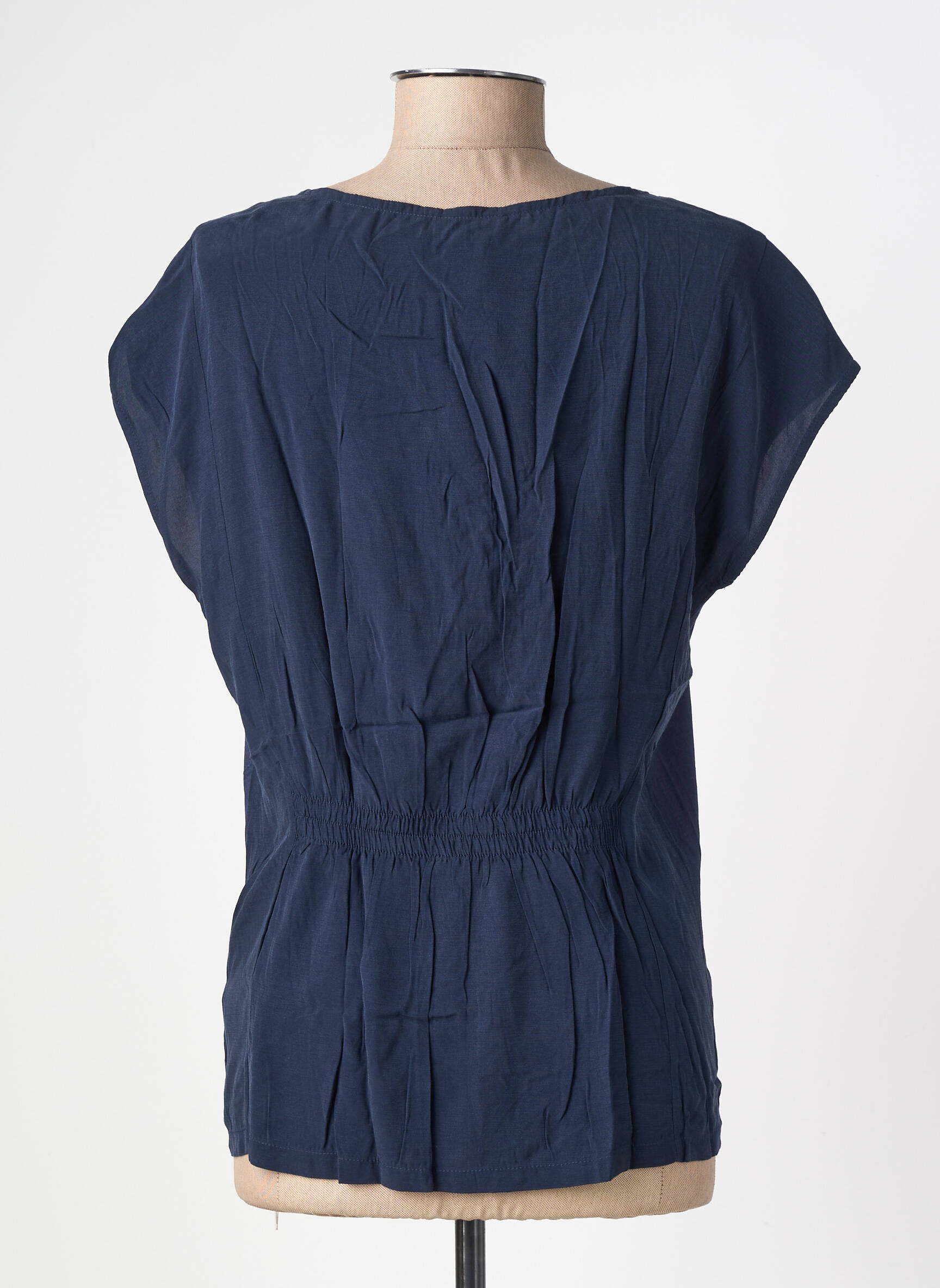 Débardeur coupe cintrée sans manche bleu STREET ONE femme