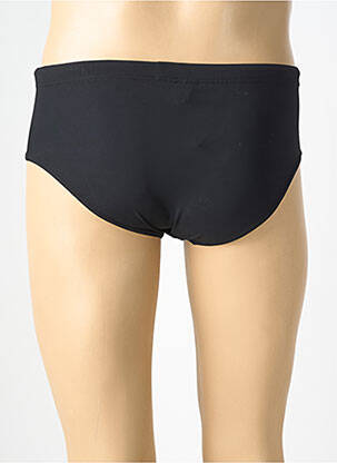 Slip de bain effet matière satinée noir EMINENCE homme