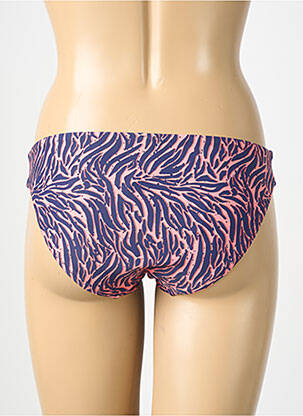 Bas de maillot de bain imprimé fantaisie culotte bleu FEMILET femme