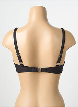 Haut de maillot de bain stretch haut soutien-gorge emboitant noir ANTIGEL femme