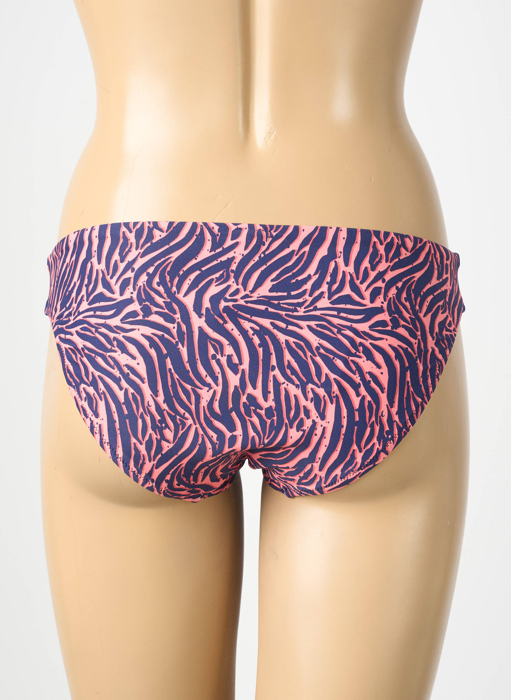 Bas de maillot de bain imprimé fantaisie culotte bleu FEMILET femme