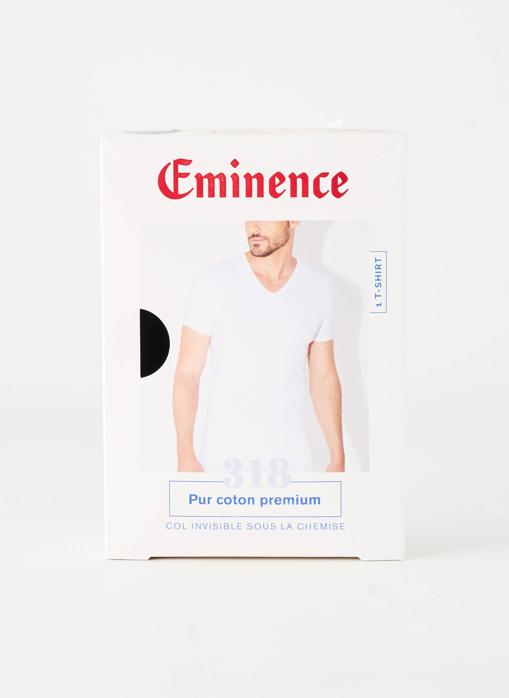 T-shirt coupe cintrée manches courtes noir EMINENCE homme
