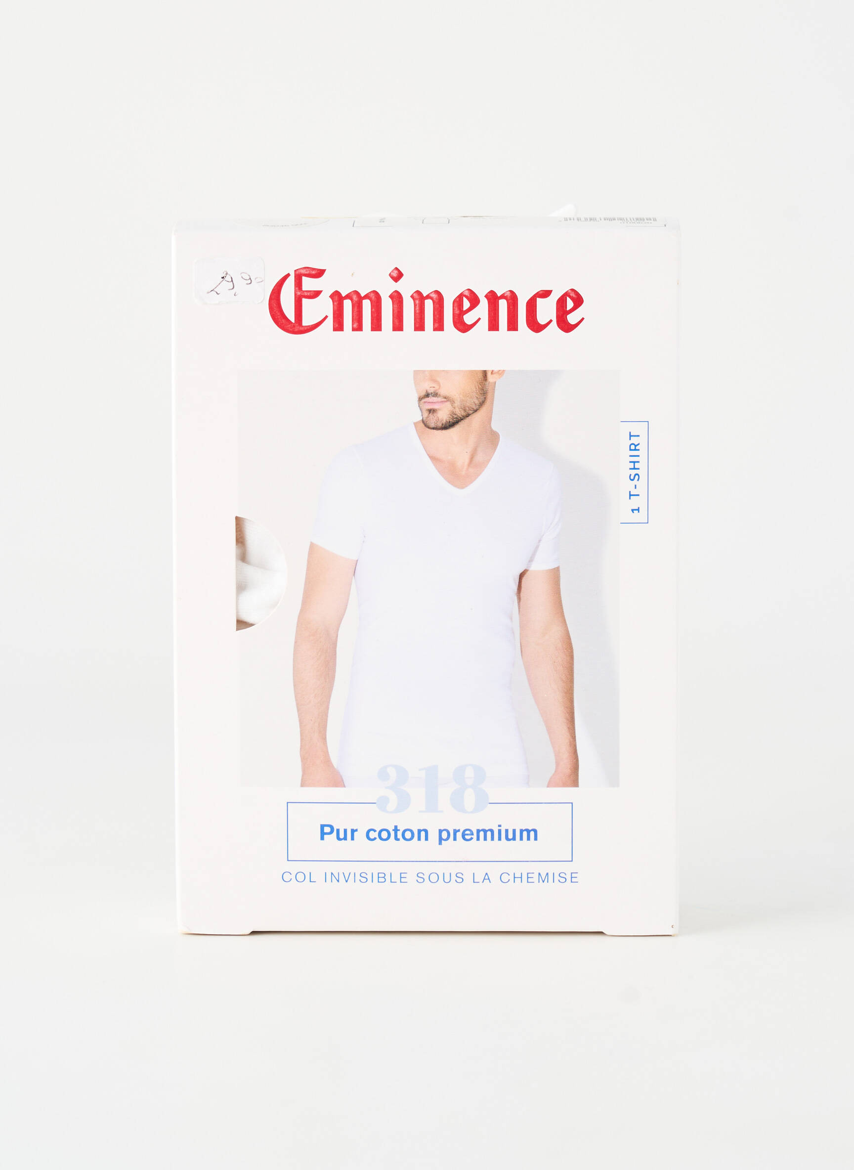 T-shirt coupe cintrée manches courtes blanc EMINENCE homme