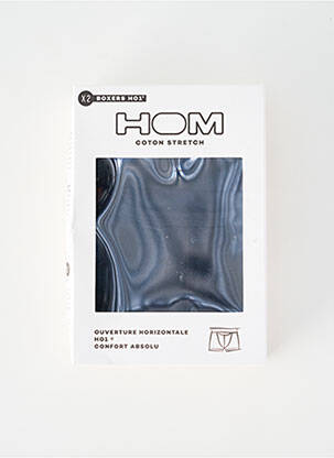 Boxer stretch noir HOM homme