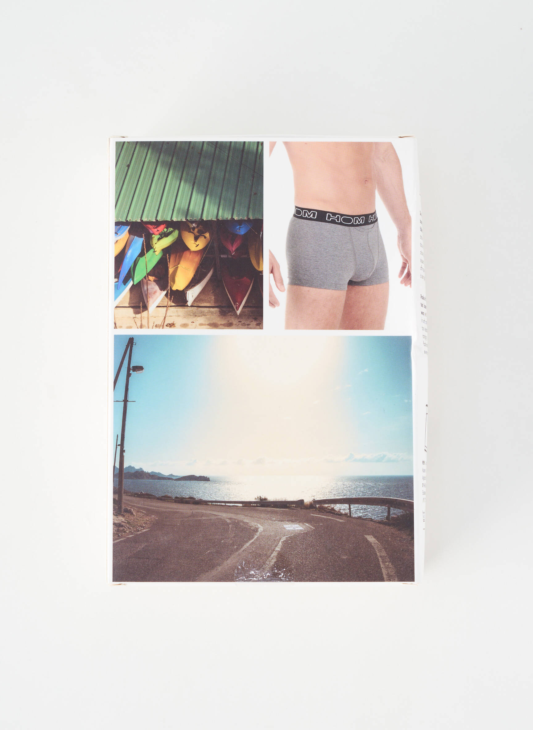 Boxer stretch noir HOM homme
