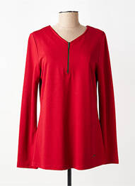T-shirt manches longues manches longues rouge L'ATELIER D'ANNA femme