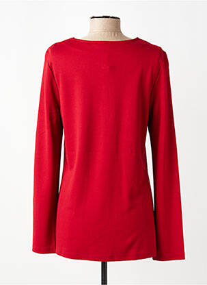 T-shirt manches longues manches longues rouge L'ATELIER D'ANNA femme