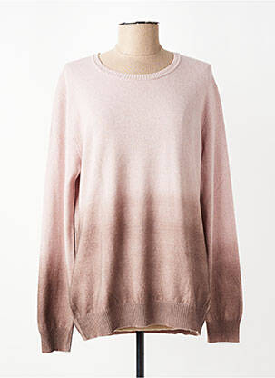 Pull stretch manches longues rose ELLEMME femme
