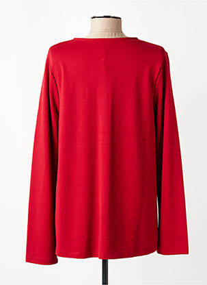 Chemisier coupe cintrée manches longues rouge L'ATELIER D'ANNA femme