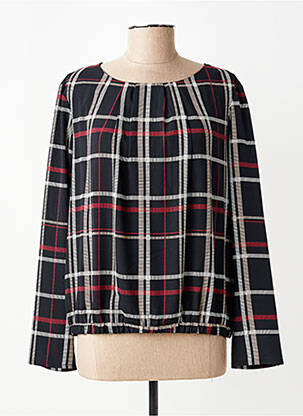 Blouse fermeture boutonnée au dos manches longues noir DIANE LAURY femme