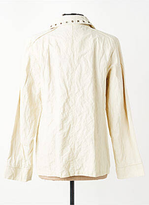 Veste casual epaulette beige EXOTIC femme