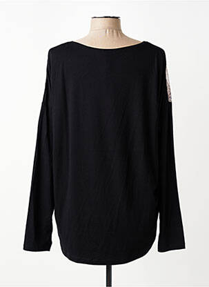 T-shirt manches longues manches longues noir DIANE LAURY femme