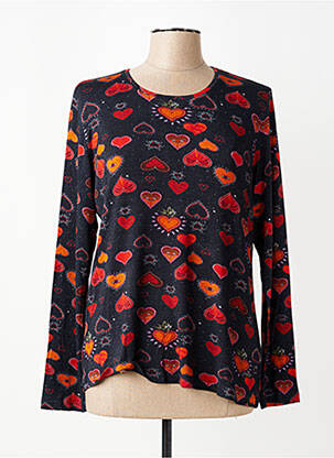 T-shirt manches longues manches longues noir AGATHE & LOUISE femme