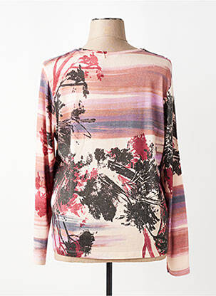 T-shirt manches longues manches longues rose DIANE LAURY femme