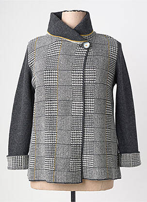 Veste casual coupe droite gris GUY DUBOUIS femme