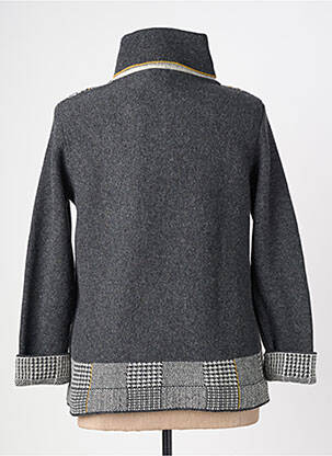 Veste casual coupe droite gris GUY DUBOUIS femme