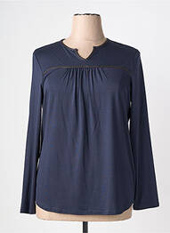 T-shirt manches longues manches longues bleu DESAIVRE femme