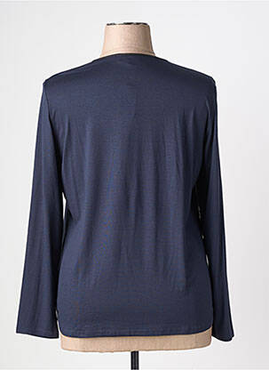 T-shirt manches longues manches longues bleu DESAIVRE femme