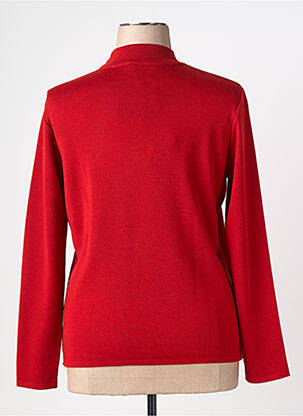 Pull coupe cintrée manches longues rouge TELMAIL femme