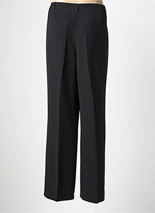 Pantalon droit tissage crêpe taille normale noir CHRISTINE LAURE femme