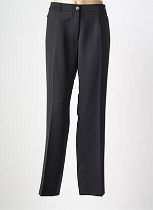 Pantalon droit tissage crêpe taille normale noir GERKE MY PANTS femme