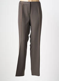 Pantalon droit stretch taille normale marron DIANE LAURY femme
