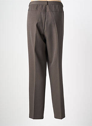 Pantalon droit stretch taille normale marron DIANE LAURY femme