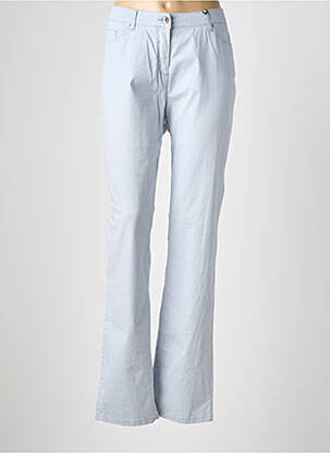 Pantalon droit stretch taille normale bleu GERKE MY PANTS femme