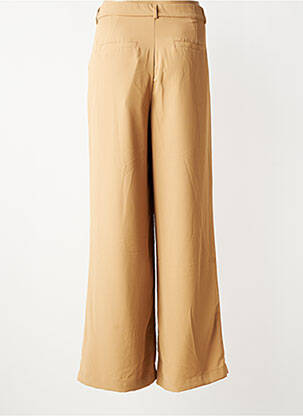 Pantalon large tissage popeline taille normale beige CREAM femme